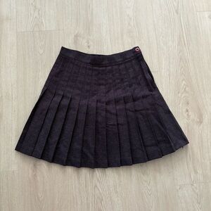 Vintage Hechter Pleated Skirt